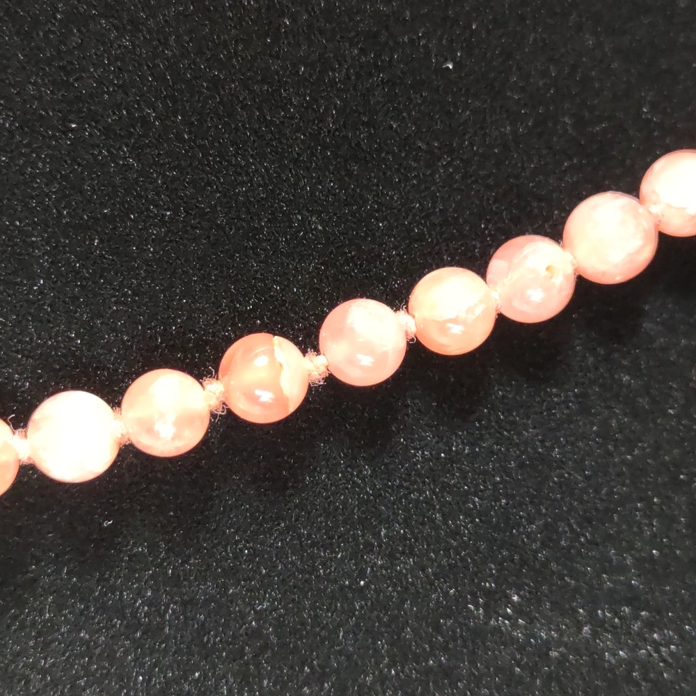 Vintage Rhodochrosite Necklace - Picture 3 of 10